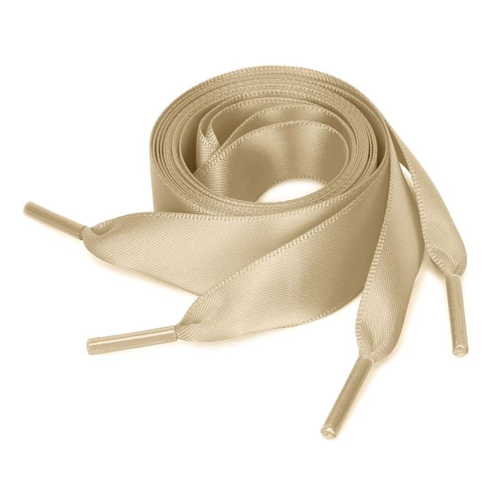 2 Pairs Satin Flat Ribbon Shoelaces Sneakers Canvas Shoestrings